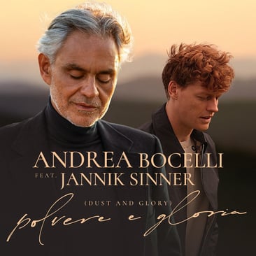 Andrea Bocelli e Jannik Sinner