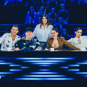 Francesco Gabbani, Jake La Furia, Giorgia, Paola Iezzi, Achille Lauro
