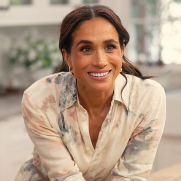 With Love, Meghan. Meghan, Duchess of Sussex in episode 108 of With Love, Meghan. Cr. Jake Rosenberg/Netflix © 2025