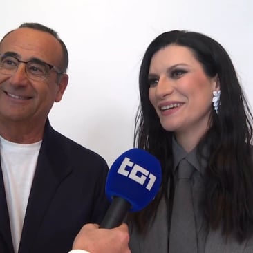 Pausini e conti tg1