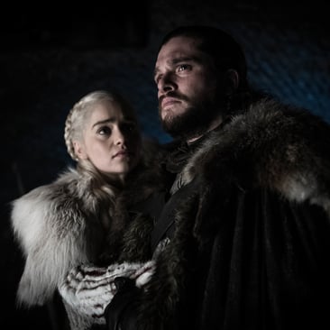 Emilia Clarke, Kit Harington HBO Game of Thrones  Season 8 – Episode 2