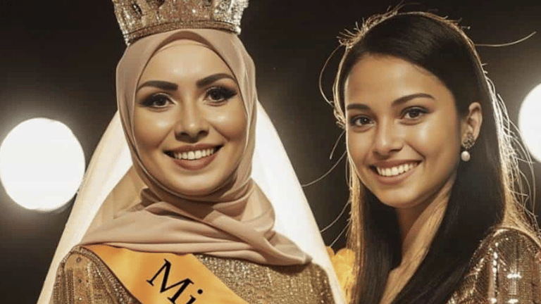 Kenza Layl e la prima Miss AI