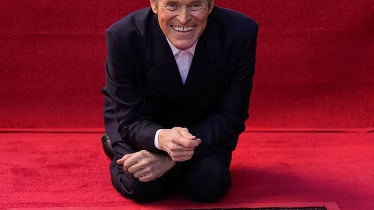 Willem Dafoe riceve la stella sulla Walk of Fame