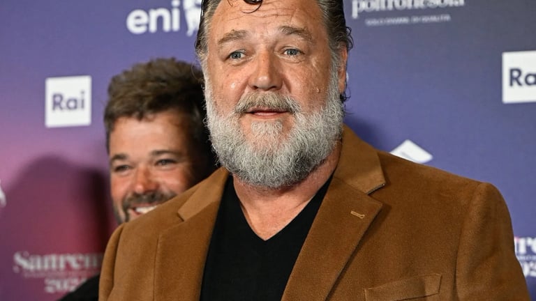 Russell Crowe in concerto a Pompei
