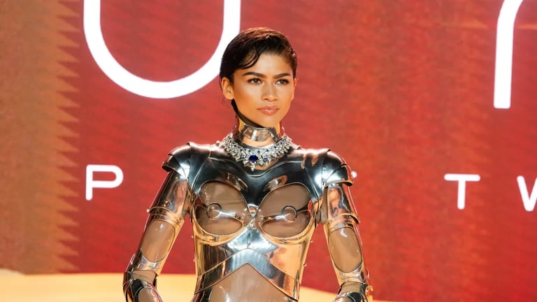 Zendaya-robot dà spettacolo a Londra.