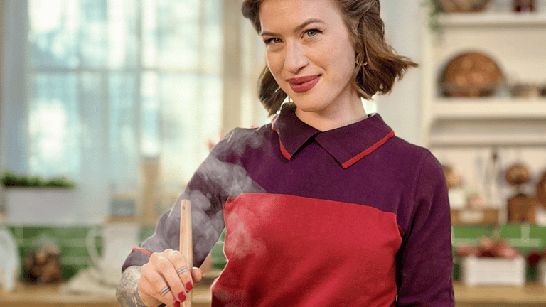 Valentina Leporati in “Il sorriso in cucina”