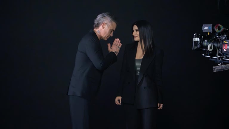 Robbie Williams e Laura Pausini