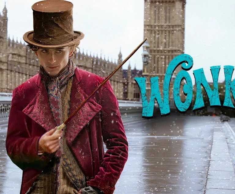 Timothée Chalamet come Johnny Depp: la prima foto di Willy Wonka