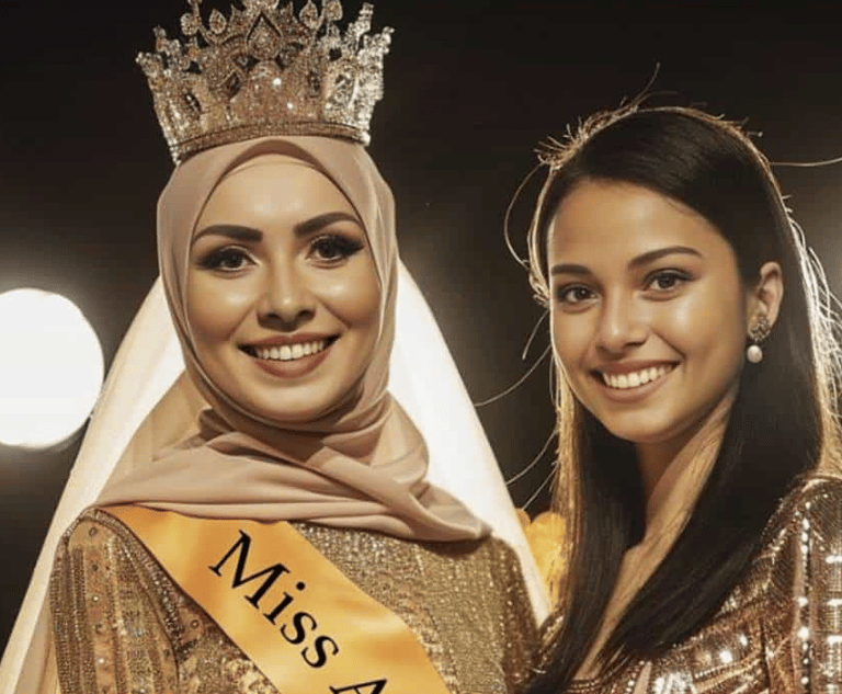 Kenza Layl e la prima Miss AI