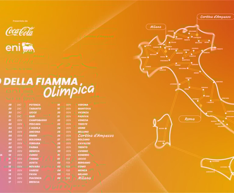 Mappa torcia olimpica