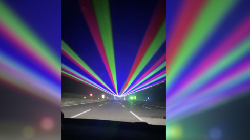 Cina: raggi laser in autostrada contro i colpi di sonno