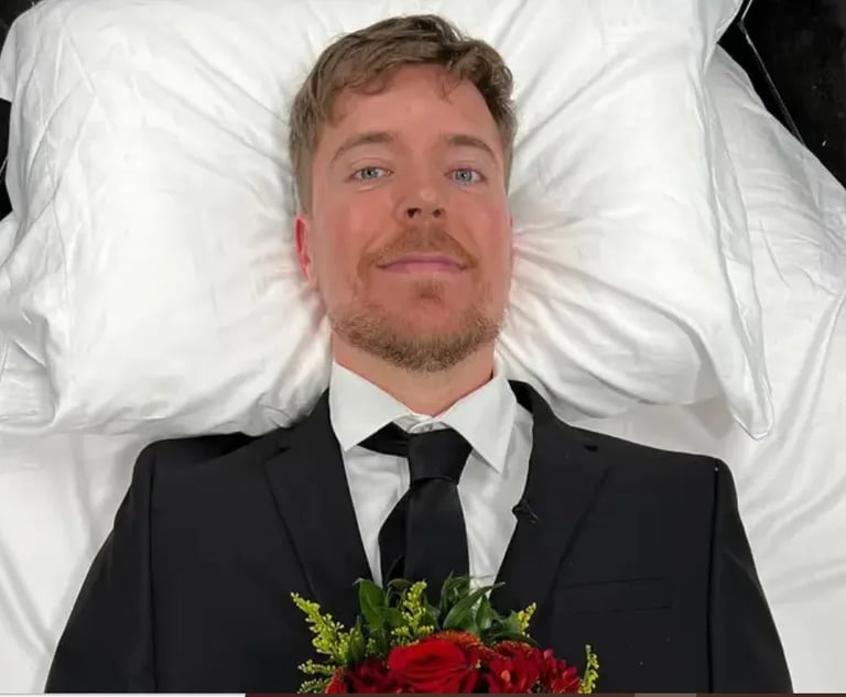 MrBeast crolla dopo essere stato sepolto vivo per 7 giorni