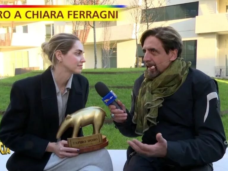 Tapiro di Striscia a Chiara Ferragni.