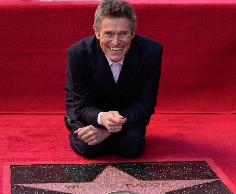 Willem Dafoe riceve la stella sulla Walk of Fame