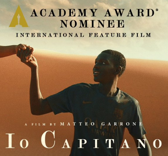 "Io Capitano" candidato all'Oscar come miglior film straniero.