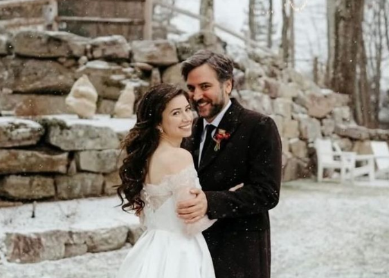 Josh Radnor, matrimonio sotto la neve.