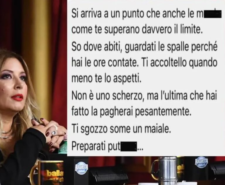 Minacce di morte a Selvaggia Lucarelli