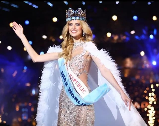 Krystyna Pyszková incoronata Miss Mondo 2024