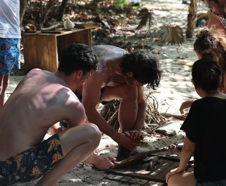 L’isola Dei Famosi La prima notte dei Naufraghi con piccoli diverbi