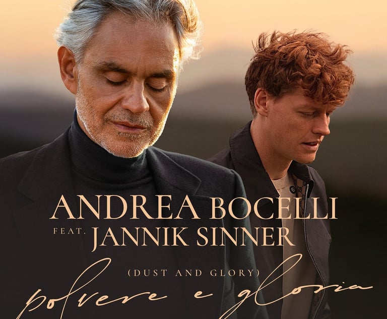 Andrea Bocelli e Jannik Sinner