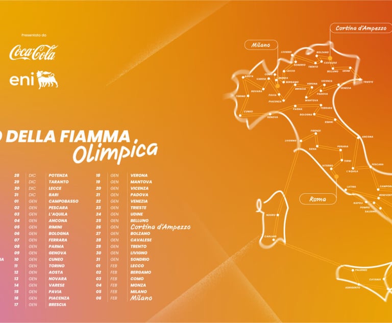 Mappa torcia olimpica
