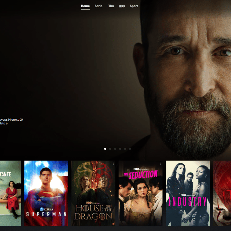 HBO Max Italia_home page lancio The Pitt